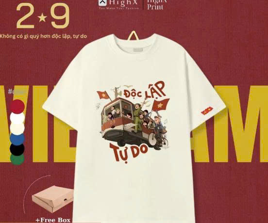 Áo Độc lập Tự do - mẫu 2